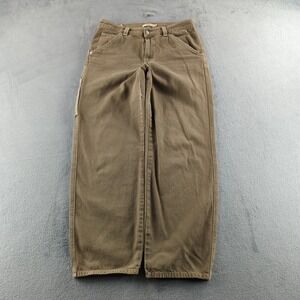 Levis Carpenter Jeans Mens 28x30 Tan Dad Utility Relaxed Straight Workwear Baggy